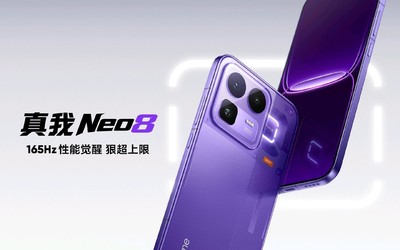 真我Neo8手机发布配备骁龙芯和8K电池2399元起售