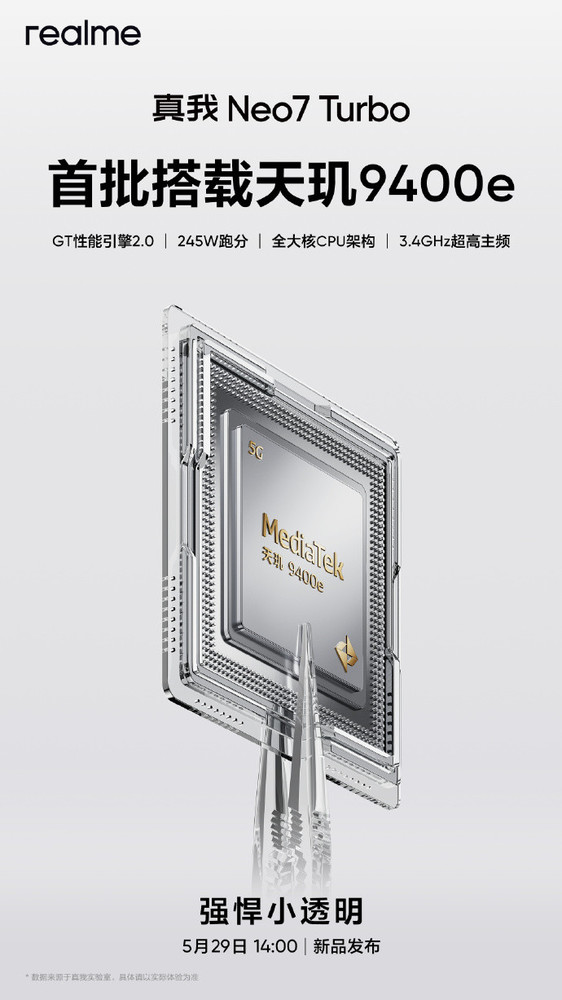 真我Neo7 Turbo预售卖爆！国补到手1699.15太香了