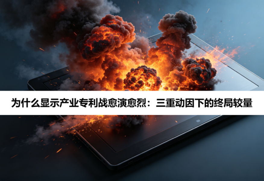 为什么显示产业专利战愈演愈烈：三重动因下的终局较量